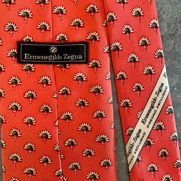 ERMENEGILDO ZEGNA SET OF 3 TIES MADE IN ITALY 100% FINEST SILK. - Picture 5 of 7